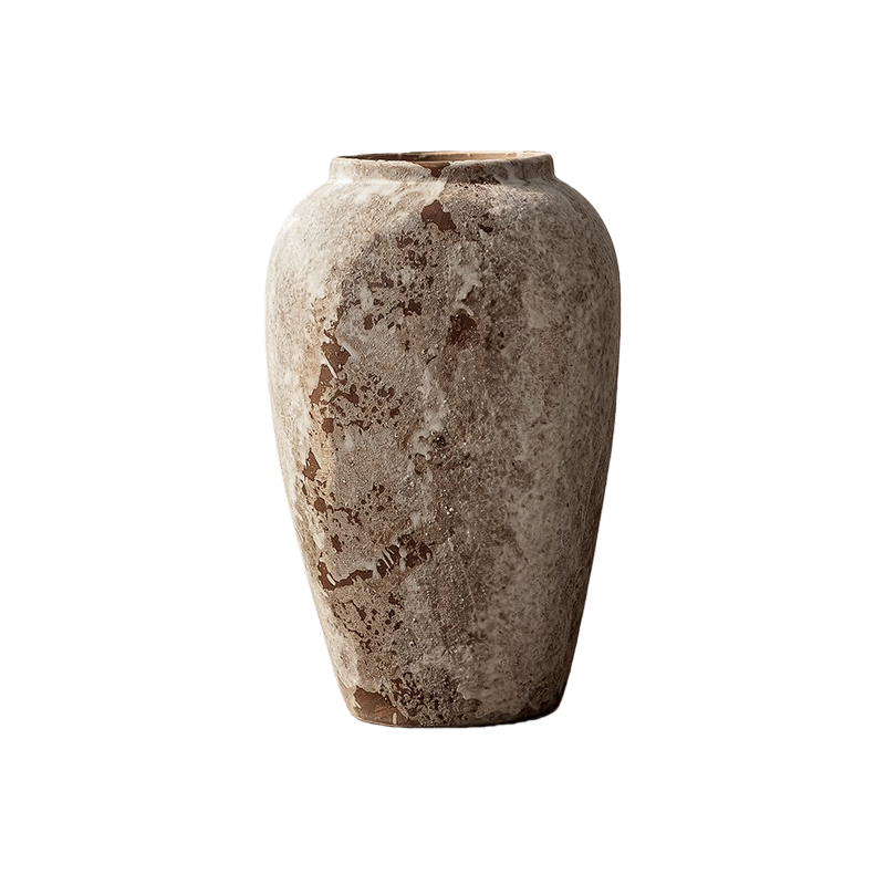 Vintage Wabi-Sabi Ceramic Vase