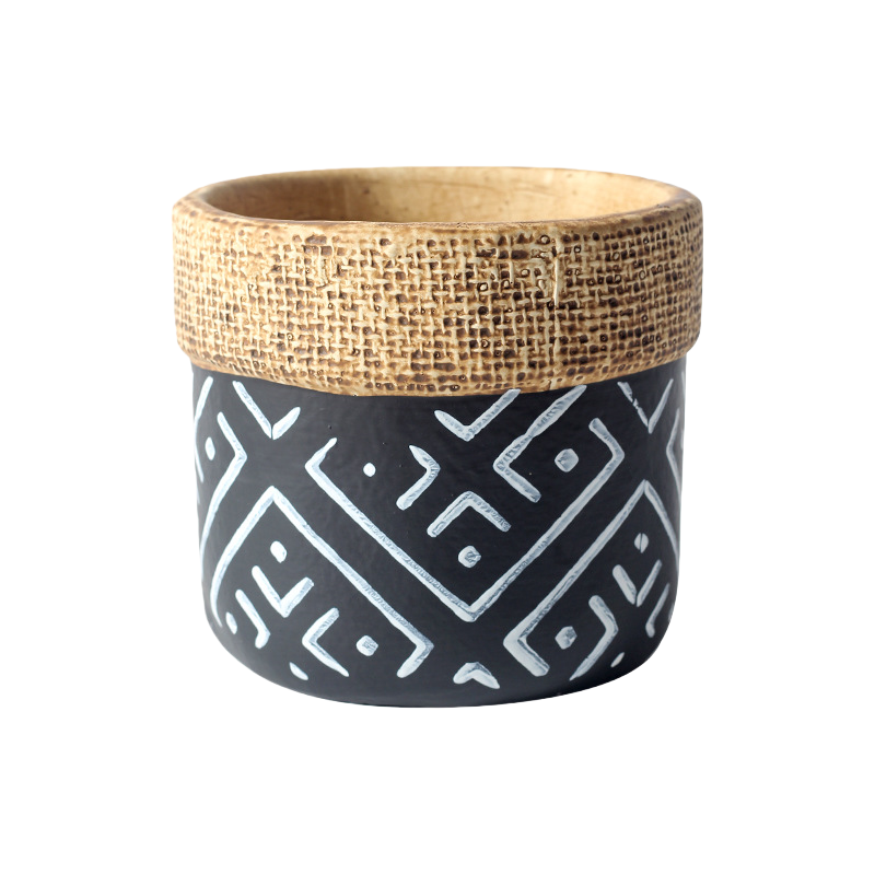 Nordic Cement Planter – Minimalist Indoor Pot