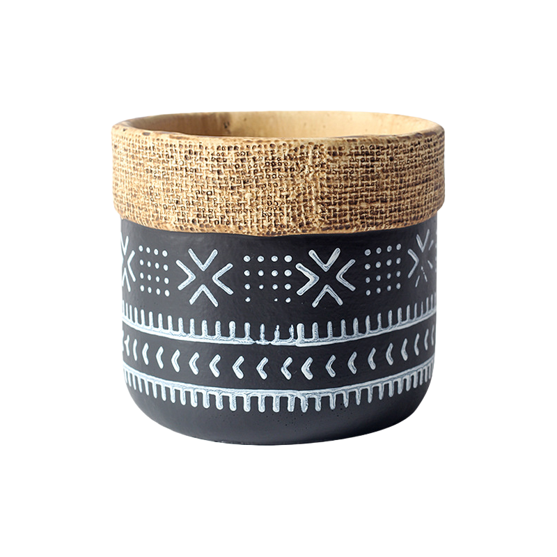 Nordic Cement Planter – Minimalist Indoor Pot