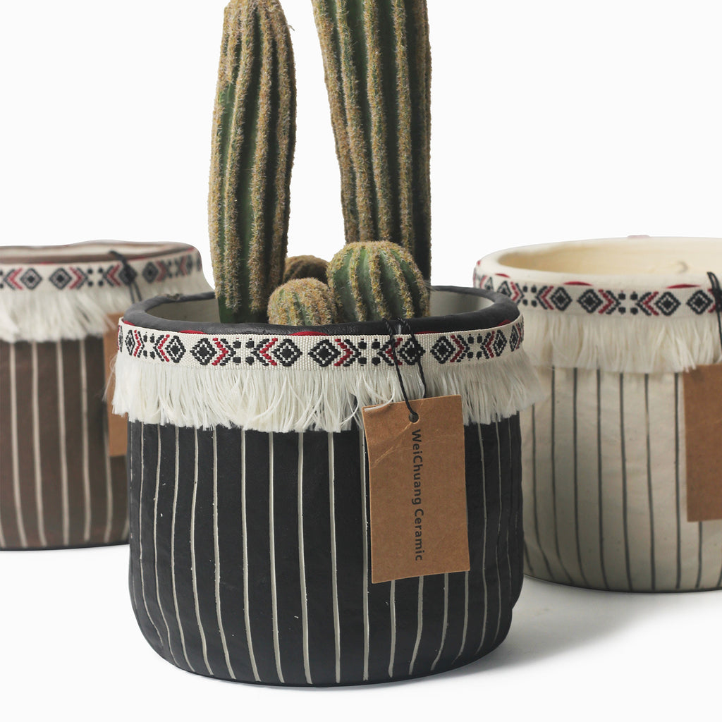 Nordic Minimalist Cement Planter