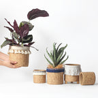 Nordic Woven Ceramic Planter