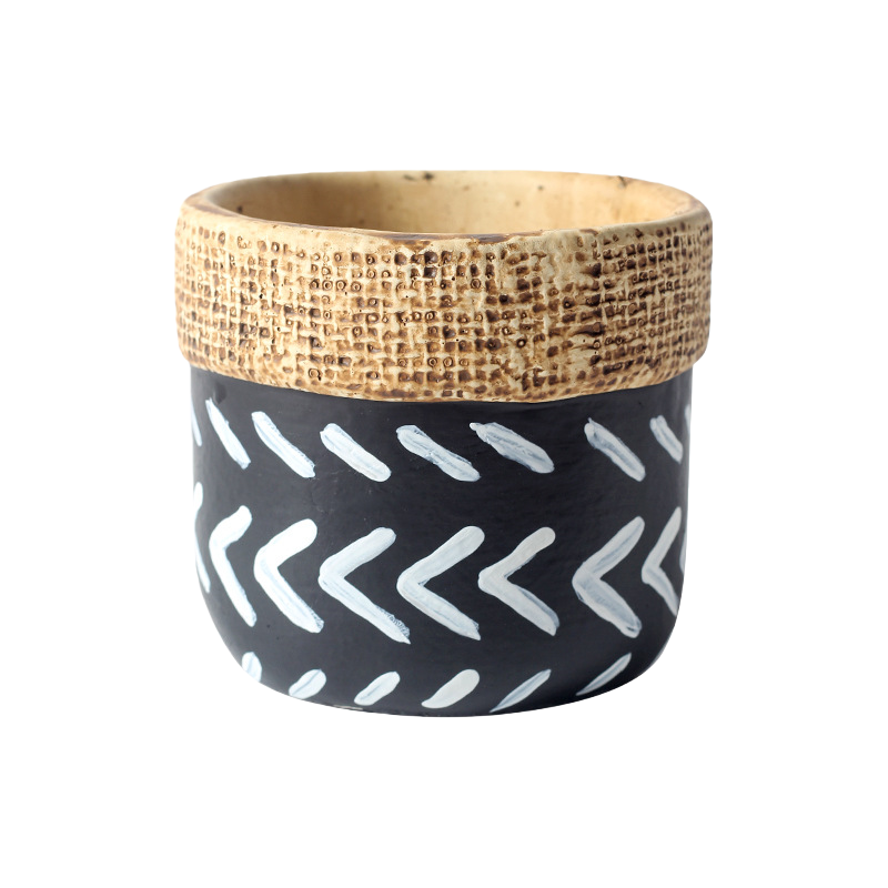 Nordic Cement Planter – Minimalist Indoor Pot