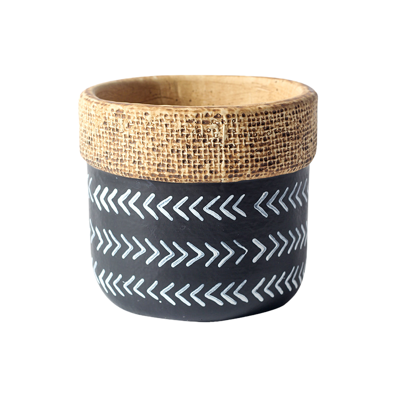 Nordic Cement Planter – Minimalist Indoor Pot