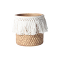 Nordic Woven Ceramic Planter
