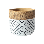 Nordic Cement Planter – Minimalist Indoor Pot