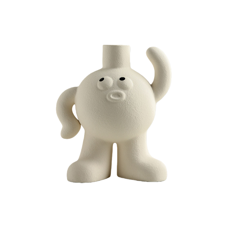 Creative Footprint Ceramic Vase