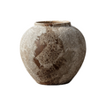 Vintage Wabi-Sabi Ceramic Vase