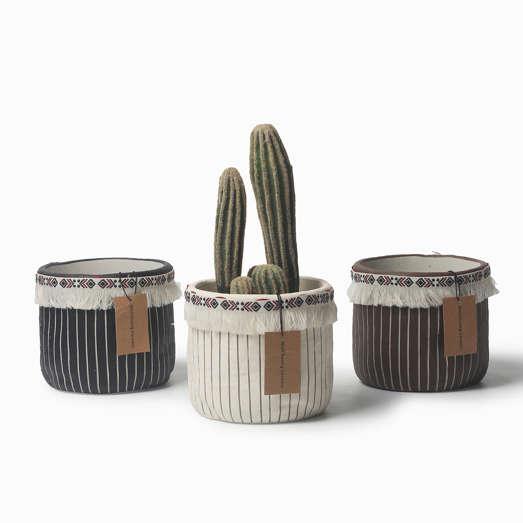 Nordic Minimalist Cement Planter